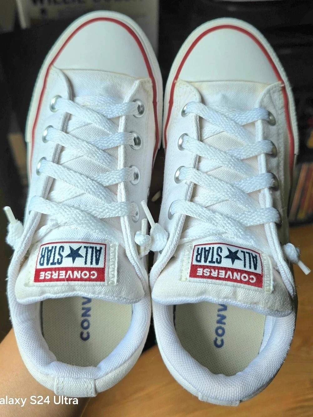 Sz 3 Little Kids CONVERSE CTAS STREET White Low Top Shoes